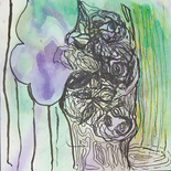 „A dog´s floral phantasies“, 2013/2020 

Aquarell, Tintenstift auf Papier, Blattgröße 29 x 29 cm, im Rahmen 45,5, x 45,5 cm, Künstlerrahmung
rückseitig signiert, datiert und beschriftet

AUSRUFPREIS: 700.-