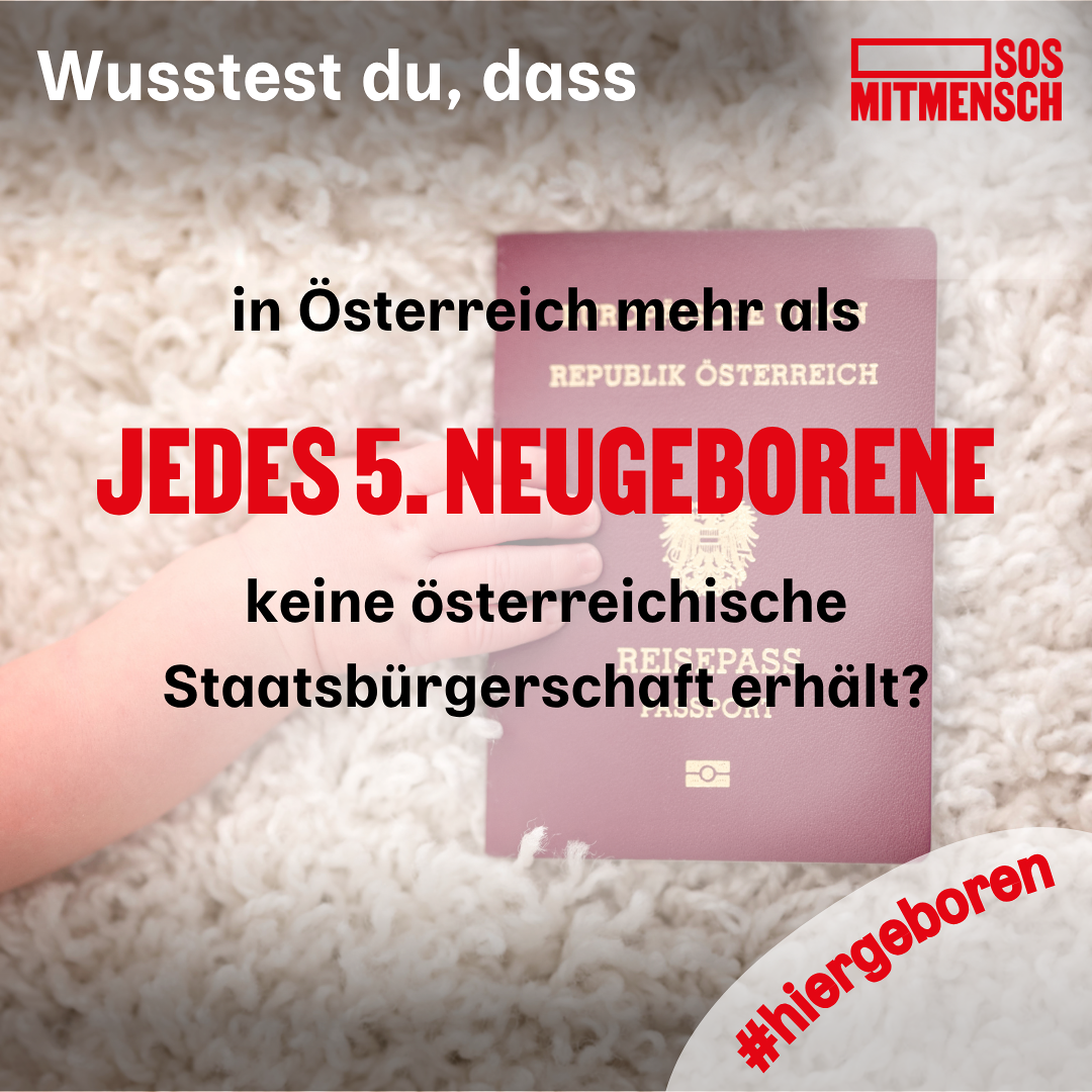 Fakten zu Einbürgerung in Österreich / SOS Mitmensch