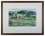Mühlviertler Bauernhof, Blick auf St. Veit und Hausberg, 1979 

Aquarell auf Papier, ca. 30 x 46 cm, im Rahmen 55 x 71 cm
signiert und datiert, aus Privatsammlung

AUSRUFPREIS: 900.-