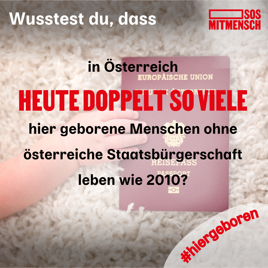 Fakten zu Einbürgerung in Österreich / SOS Mitmensch