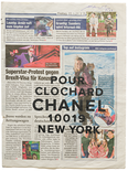 aus der Serie 'Pour clochard', 2021

Siebdruck auf Zeitungspapier, ca. 30 x 22,5 cm, gerahmt
signiert und datiert

Ausrufpreis: 600,-