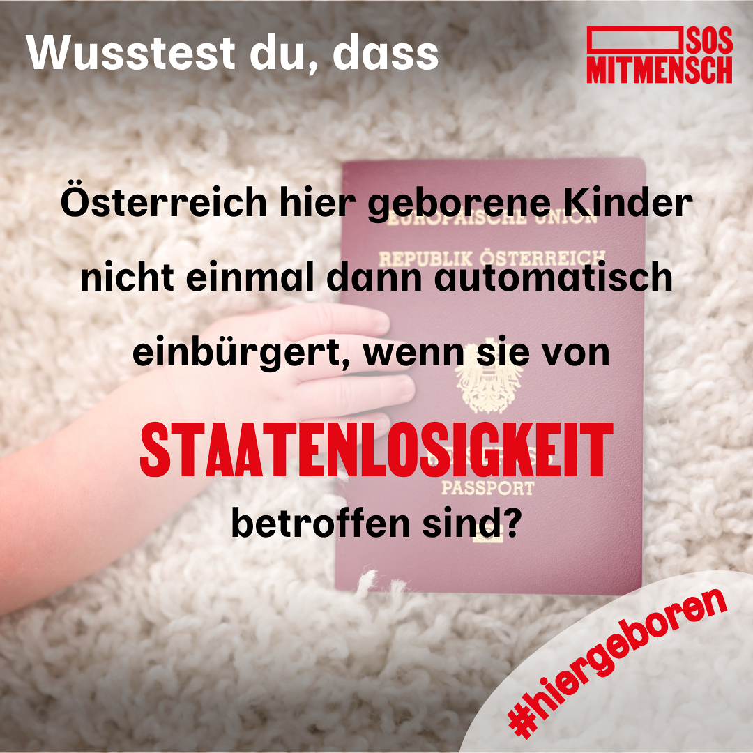 Fakten zu Einbürgerung in Österreich / (c) SOS Mitmensch