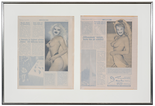 Aus der Serie „Erotische Zeichnungen“, 1989

2 Werke: Retusche auf Papier, je 30 x 23 cm, gemeinsam gerahmt
signiert und datiert, aus Privatsammlung

AUSRUFPREIS: 1100.-