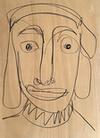 Margaret George Shello,  2024

Bleistiftzeichnung auf Holz, Profil rosa umrahmt, 65 x 46 cm
rückseitig signiert

Ausrufpreis: 500,-